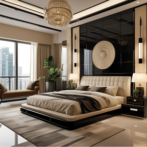 bedroom designed by LUXIA CASA