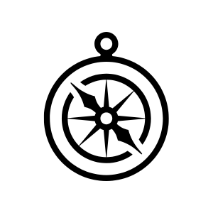 Vastu direction compass used by LUXIA CASA designers